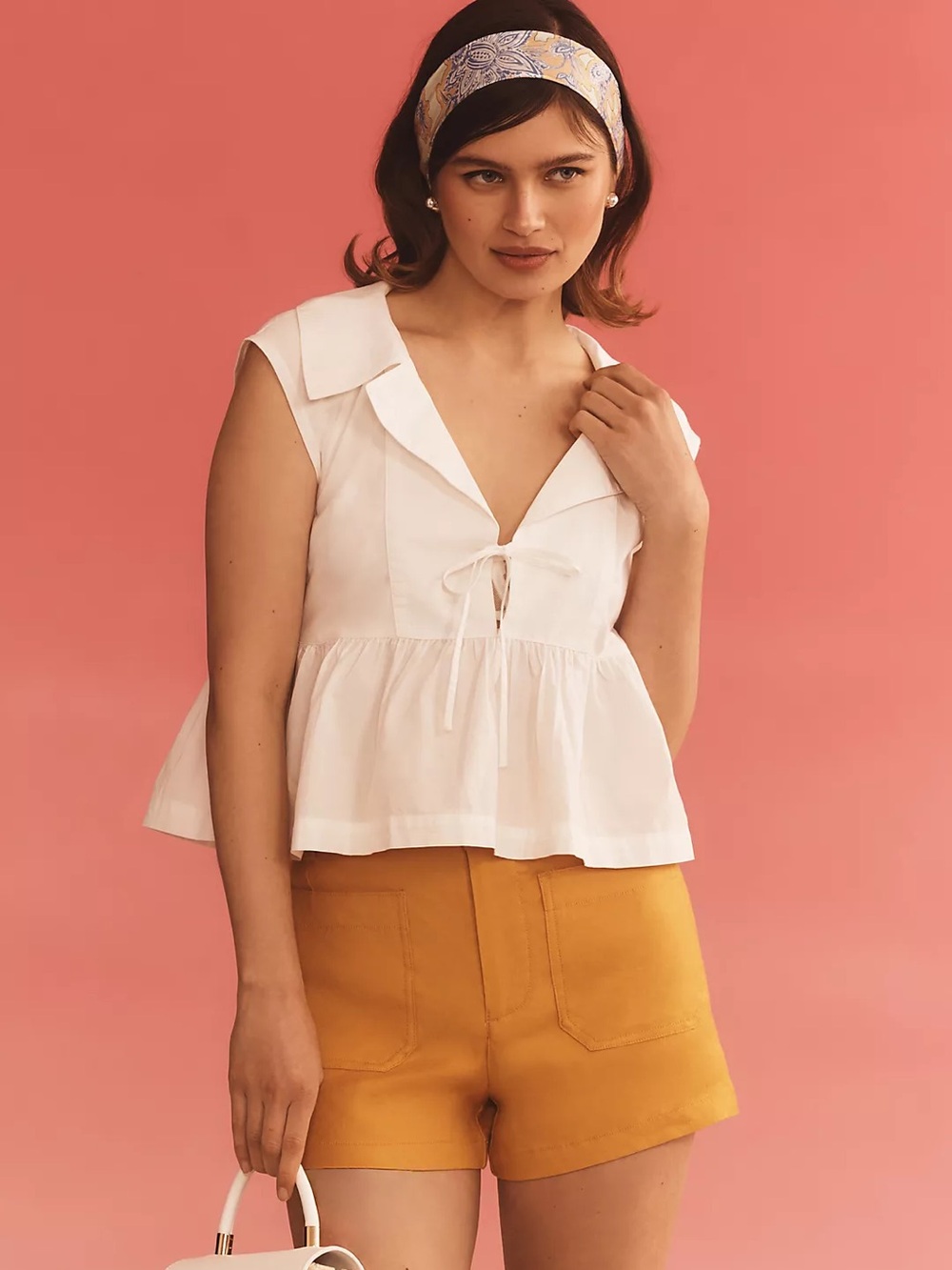 Anthropologie Maeve Babydoll Blouse